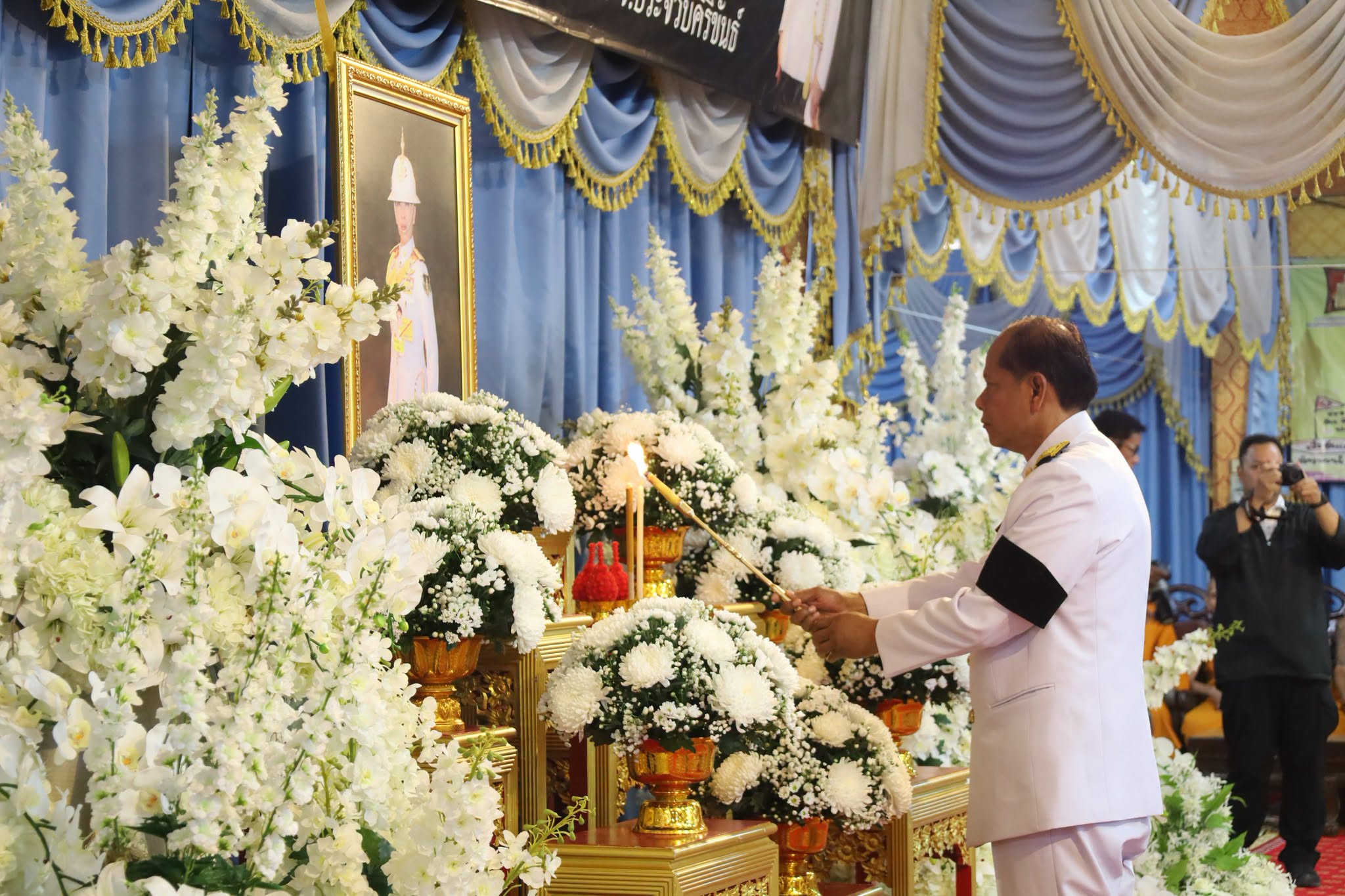 พิธีบําเพ็ญกุศลในวาระครบ 100 วัน (สตมวาร) เพื่ออุทิศถวายเป็นพระกุศลแด่สมเด็จพระเจ้าลูกเธอ เจ้าฟ้าพัชรกิติยาภา นเรนทิราเทพยวดี กรมหลวงราชสาริณีสิริพัชร มหาวัชรราชธิดา